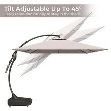 Load image into Gallery viewer, GRAND PATIO 10x13 FT Rectangular Cantilever Patio Umbrella with Umbrella Cover - BASE NOT INCLUDED