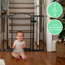 Load image into Gallery viewer, Auction Summer Infant Modern Home Safety Baby Gate, Fits Openings 28-42” Wide, Gray Metal and Plastic, For Doorways and Stairways, 30” Tall Walk-Through Baby and Pet Gate