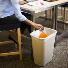 Load image into Gallery viewer, Rubbermaid Commercial Products 41-Quart Black Wastebasket