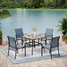 Load image into Gallery viewer, MIXPATIO Patio Dining Chairs Set of 4, Blue