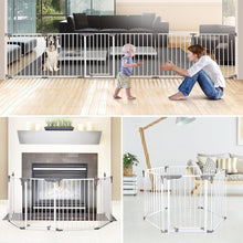 Load image into Gallery viewer, Royale Converta 3-in-1 Play Yard Baby Safety Gate - with 6 Modular Panels - Fits Opening with 151 inch Wide &amp; 29 inch Tall - White