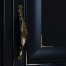 Load image into Gallery viewer, GlideRite Hardware 4554-AB-10 Beaded Cabinet Pull, 10 Pack, 3&quot;, Antique Brass