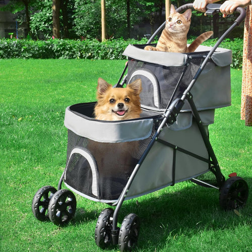 Luxury 2 Compartment Jogger Pet Stroller