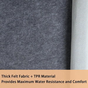 6x9 ft Waterproof Rug Pad, Extra Large Area Rug Non-Slip Carpet Pad, Non-Slip Rug Pads for All Floors and Finishes, Felt Pad for Hardwood Floors, Keeps Carpets in Place Soft and Safe