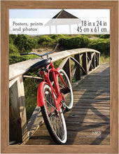 Load image into Gallery viewer, MCS 68861 18x24 Inch Museum Poster Frame, Medium Oak Woodgrain