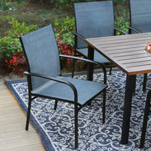 Load image into Gallery viewer, MIXPATIO Patio Dining Chairs Set of 4, Blue