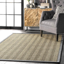 Load image into Gallery viewer, 2 X 3 (ft) nuLOOM Larnaca Dark Gray Indoor Solid Area Rug