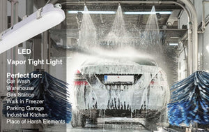 DAKASON 4-Pack LED Vapor Tight Light 40W (80W Eq.) 4200lm, 4FT Outdoor Shop Light Waterproof