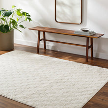 Load image into Gallery viewer, 7&#39;10&quot; x 10&#39; Aalisha Machine Woven Polyester Area Rug in Cream/Beige