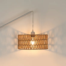 Load image into Gallery viewer, Aarzo 68&quot; Rattan Arched/Arc Floor Lamp