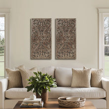 Load image into Gallery viewer, Abequa Carved Wood 2-piece Wall Art Set (Set of 2)