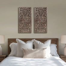 Load image into Gallery viewer, Abequa Carved Wood 2-piece Wall Art Set (Set of 2)