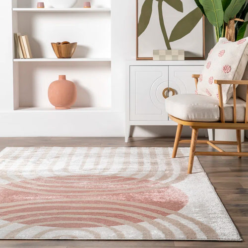 4' x 6' Abstract Area Rug for Living Room Bedroom Dining Room Kitchen