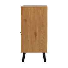 Load image into Gallery viewer, Sideboard Buffet Cabinet with Storage, Wood Coffee Bar Cabinet with 3 Drawers &amp; Doors - Natural-31.5&quot; W