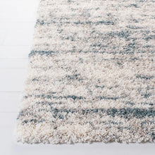 Load image into Gallery viewer, 8&#39; x 10&#39; Adah Soft Shag Ivory/Blue Area Rug