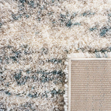 Load image into Gallery viewer, 8&#39; x 10&#39; Adah Soft Shag Ivory/Blue Area Rug