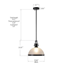 Load image into Gallery viewer, Adomas 1 - Light Black Single Pendant