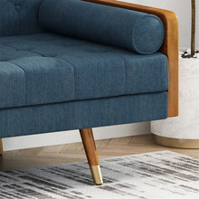 Load image into Gallery viewer, Aidan Mid-Century Modern Tufted Fabric Sofa