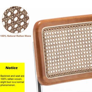 Aislynn Upholstered Counter Stool with Metal Frame (Set of 2)