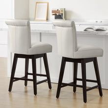 Load image into Gallery viewer, 26&quot; Alanys Swivel Counter Stool (Set of 2)