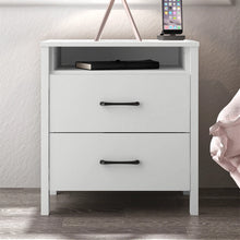 Load image into Gallery viewer, Allysyn 22.7&quot; 2 Drawer Nightstand, White