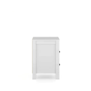 Allysyn 22.7" 2 Drawer Nightstand, White