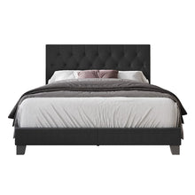 Load image into Gallery viewer, Ambrey KING Upholstered Bed, BLACK