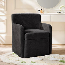 Load image into Gallery viewer, Andrea Accent Chair with Smooth Rolling Casters