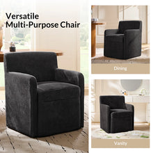 Load image into Gallery viewer, Andrea Accent Chair with Smooth Rolling Casters