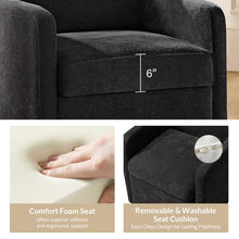 Load image into Gallery viewer, Andrea Accent Chair with Smooth Rolling Casters