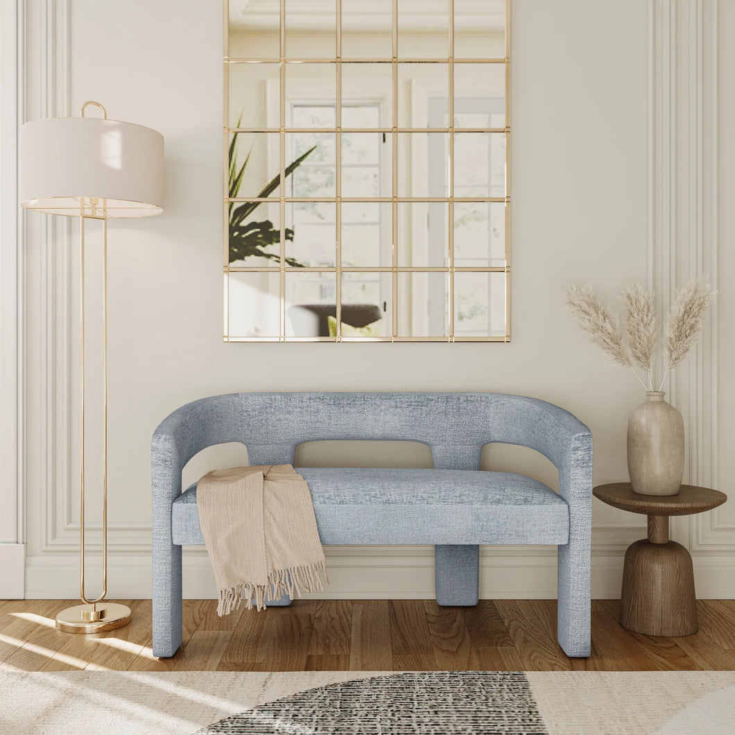Anouchka Polyester Upholstered Bench