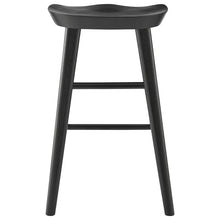 Load image into Gallery viewer, Joss &amp; Main Anzie Counter Stools (Set of 2) Black