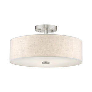 Arianny Fabric Semi Flush Mount