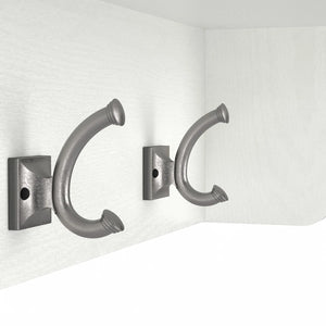 40" Arulappu Wall 6 - Hook Wall Mounted Coat Rack, White Wash