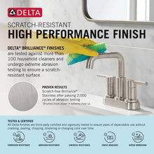 Load image into Gallery viewer, Champagne Bronze Arvo Widespread Bathroom Faucet 3 Hole, 2-handle Bathroom Sink Faucet with Drain Assembly (Part number: 35840LF-CZ)