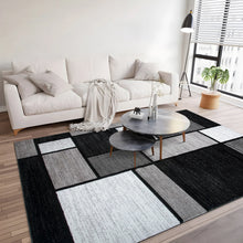 Load image into Gallery viewer, 5&#39;3&quot; x 7&#39;3&quot; Astika Geometric Grey/White/Black Area Rug