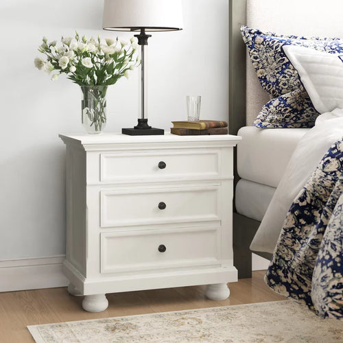 Solid Wood Nightstand - Imperfect