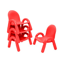 Load image into Gallery viewer, Baseline 9&quot; Child Chair - Set Of 4 - Red