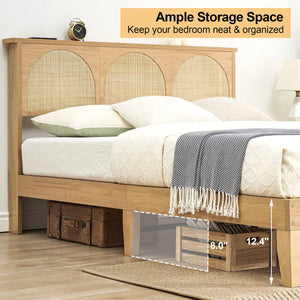 Queen Batai 41.14" Bed Frame