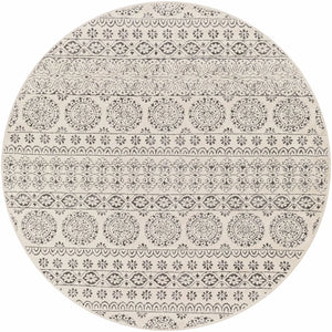 7'10" Round Batty Floral Indoor Rug