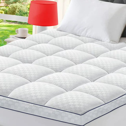 BedLuxury Queen Mattress Topper Extra Thick Cooling Mattress Pad Cover