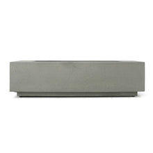 Load image into Gallery viewer, 56&quot; Belle Rectangle Concrete Propane Smokeless Fire Pit Table