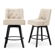 Load image into Gallery viewer, Bianny Swivel Upholstered Counter Stool (Set of 2)