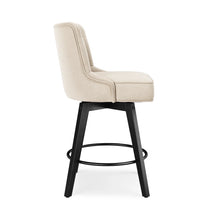 Load image into Gallery viewer, Bianny Swivel Upholstered Counter Stool (Set of 2)