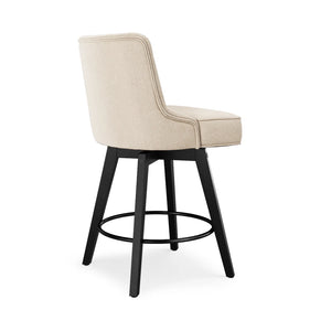 Bianny Swivel Upholstered Counter Stool (Set of 2)