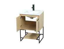 Load image into Gallery viewer, Bingen 24.02&#39;&#39; Single Bathroom Vanity with Engineered Marble Top