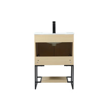 Load image into Gallery viewer, Bingen 24.02&#39;&#39; Single Bathroom Vanity with Engineered Marble Top