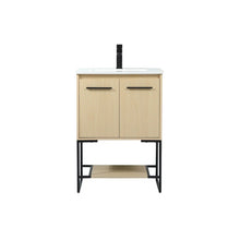 Load image into Gallery viewer, Bingen 24.02&#39;&#39; Single Bathroom Vanity with Engineered Marble Top