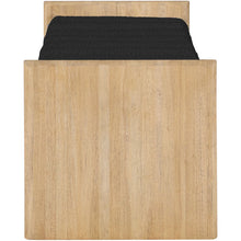 Load image into Gallery viewer, 52&quot; Boucle Fabric Wood Bench