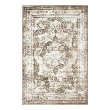 Load image into Gallery viewer, 7&#39;10&quot; x 11&#39; Brandt Oriental Indoor Rug, Light Brown, Chocolate, Ivory